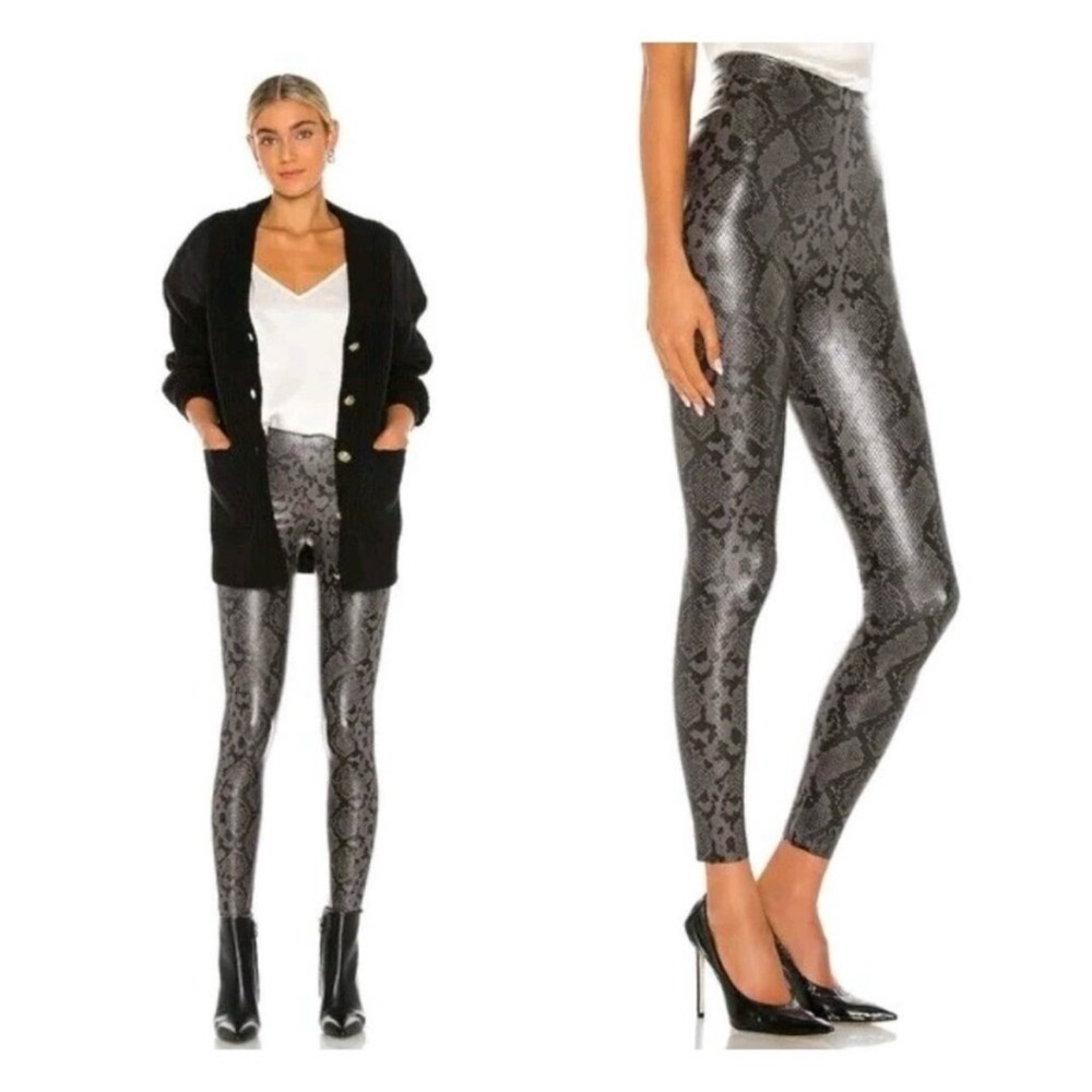 Commando Gray Snakeskin Leggings